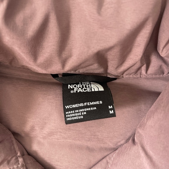 EUC The North Face Light Plum Belleview Stretch Down Puffer Jacket Size Medium - Picture 6 of 10